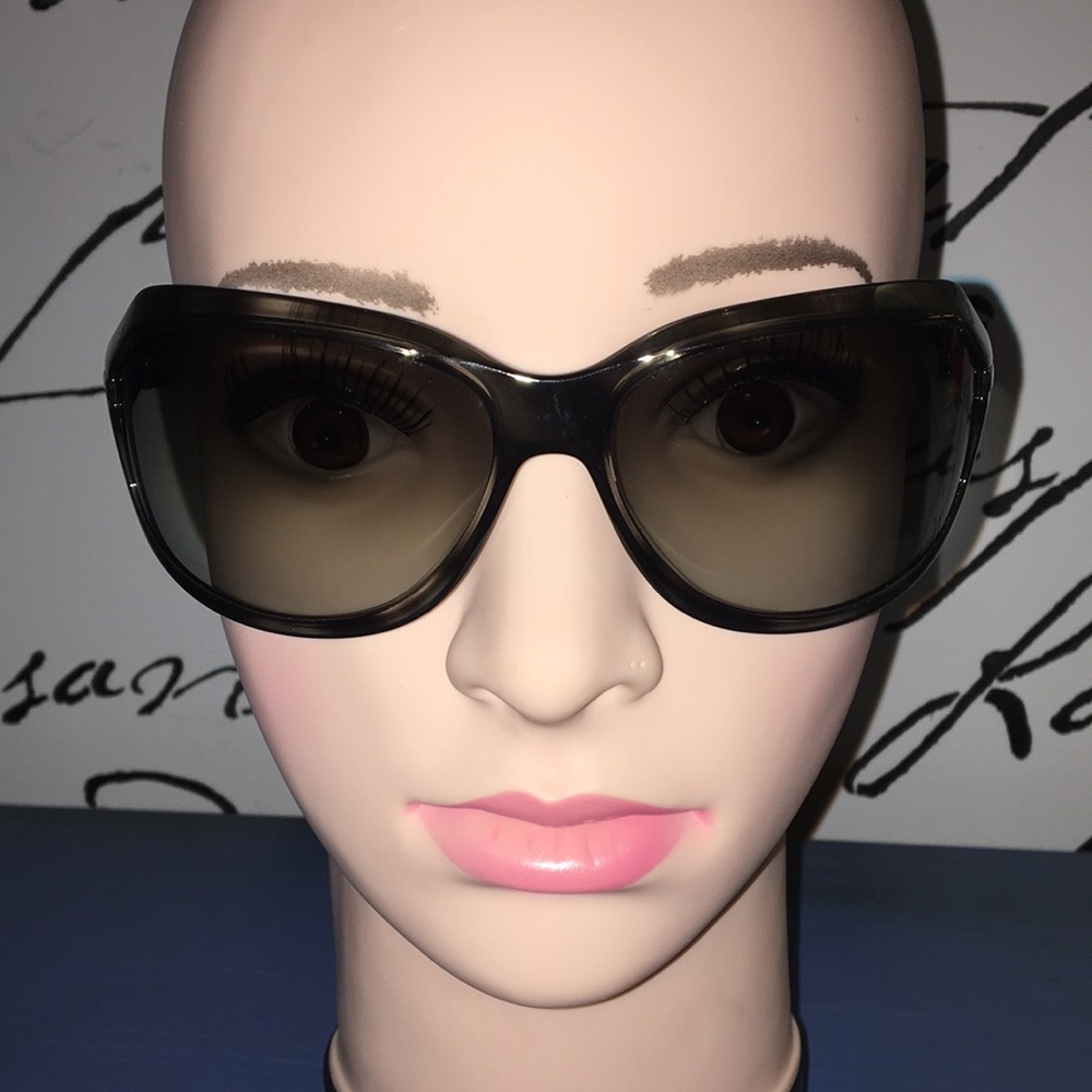 Prada SPR 14G Black/Gray Sunglasses